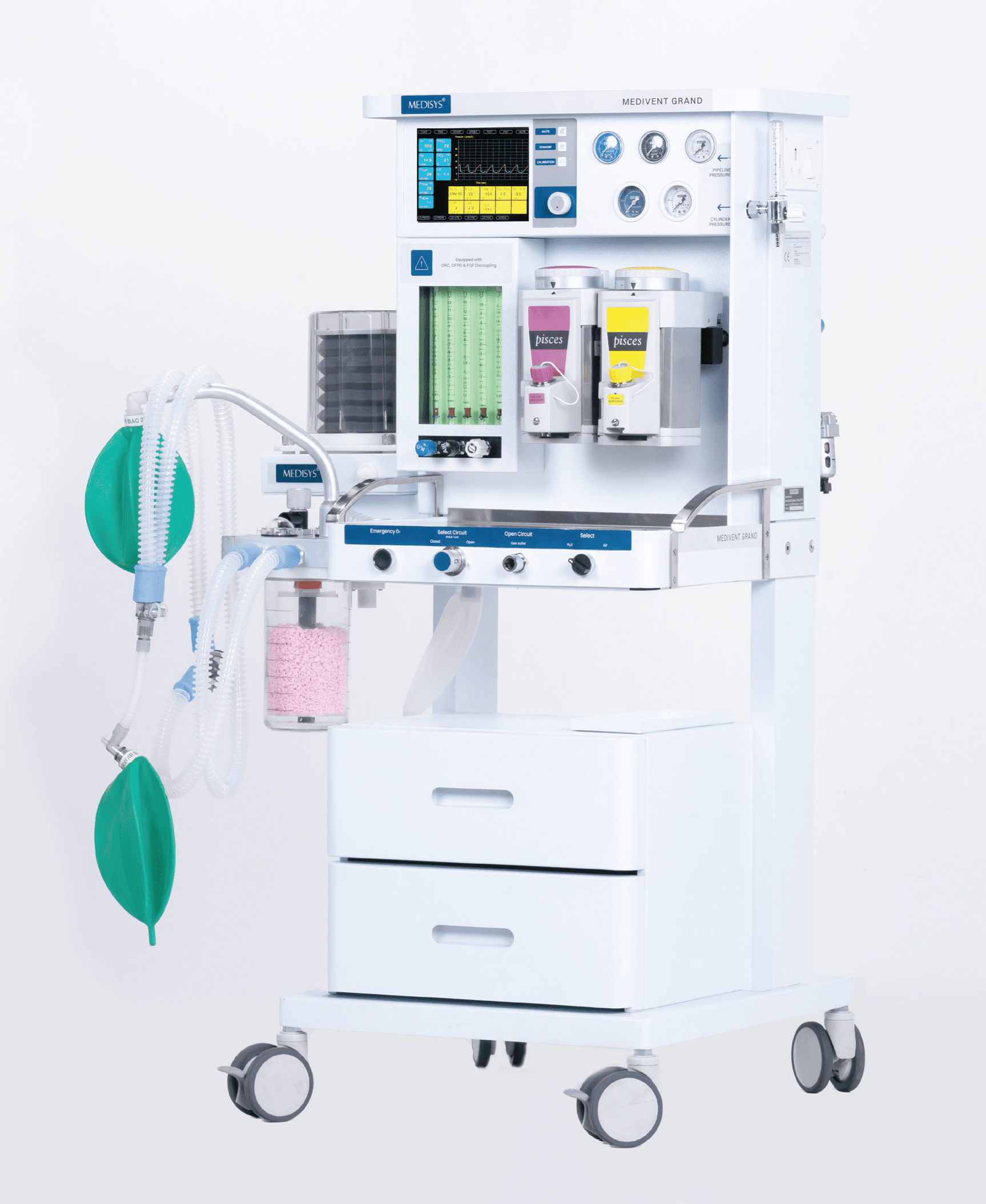 Medisys Grand Anesthesia Machine Workstation