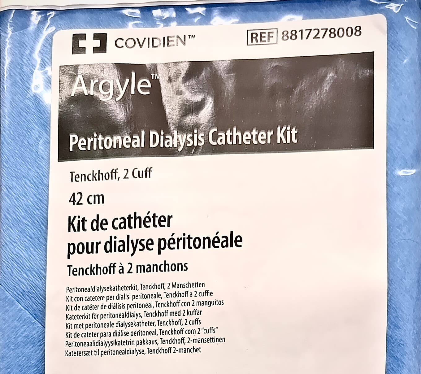 Covidien Argyle Peritoneal Dialysis Catheter Kit