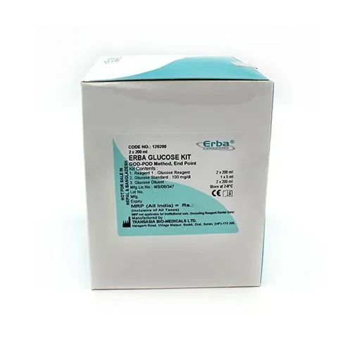 Erba Mannheim Glucose GOD-POD Liquid Diagnostic Reagent Kit - Buy Wholesale in India | SMD MEDICARE