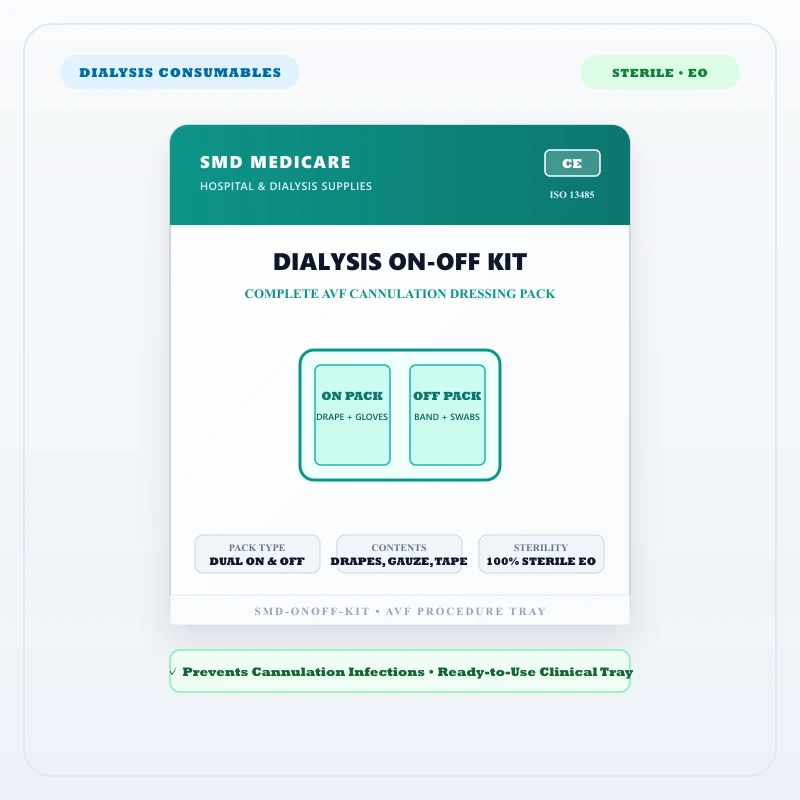 Dialysis On-Off Dressing Kit - Image 1 | SMD MEDICARE