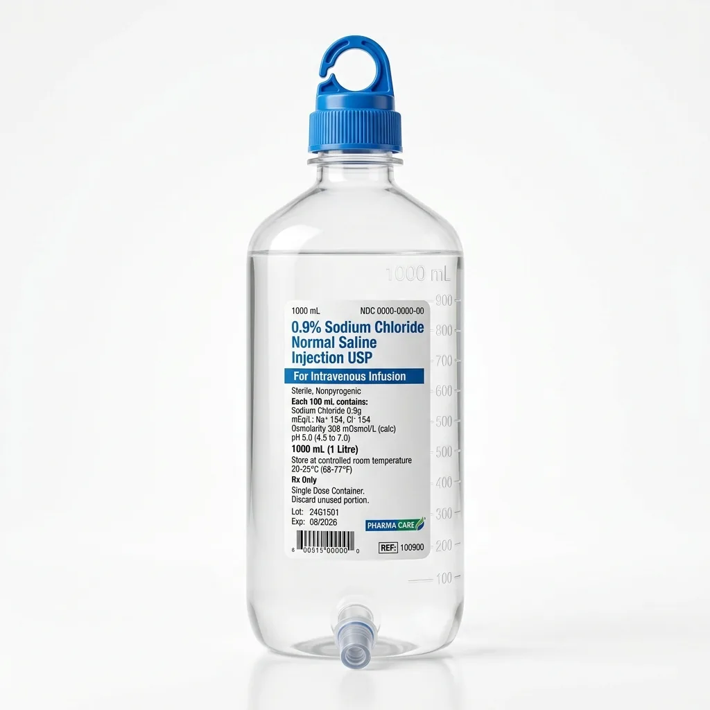 0.9% Sodium Chloride Normal Saline (500ml Bottle) - Buy Wholesale in India | SMD MEDICARE